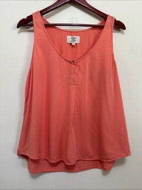 Casual Sleeveless Coral Tank Top -